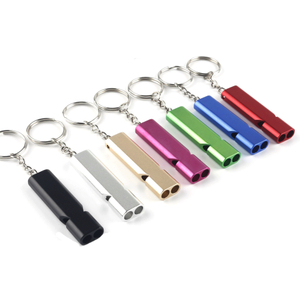 Double Rubes Whistle Aluminium Whistles Nøkkelskain selvforsvarsartikler