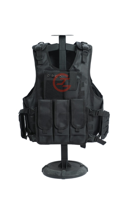 Gilet tattico leggero e resistente con sistema Molle e fondina