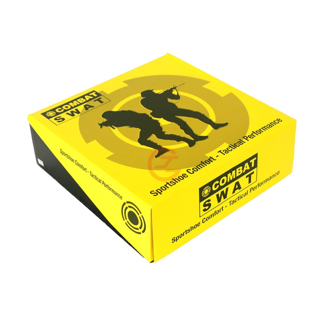 بیرونی کھیلوں کے لئے پائیدار چمڑے کے ٹیکٹیکل ہائی ٹاپ جوتے