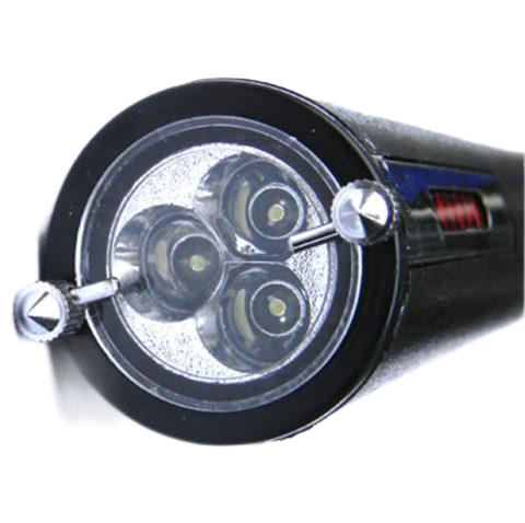 Mataas na boltahe rechargeable 911 stun gun na may tampok na kaligtasan ng anti-grip