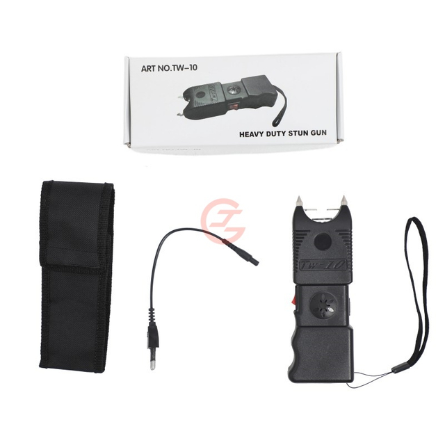 Laetav k&otilde;rgepinge elektrišokk koos sireenih&auml;ire hoiatusega