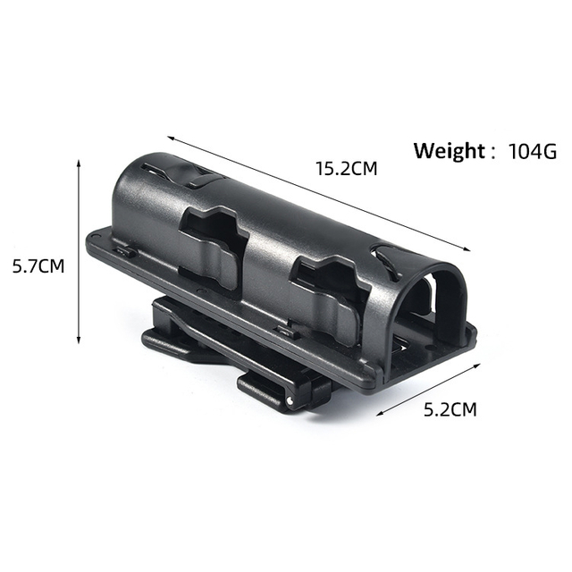 Fabrikbestand 360 Grad rotierender teleskopischer Staffelhalter/Holster rotierender Nylon