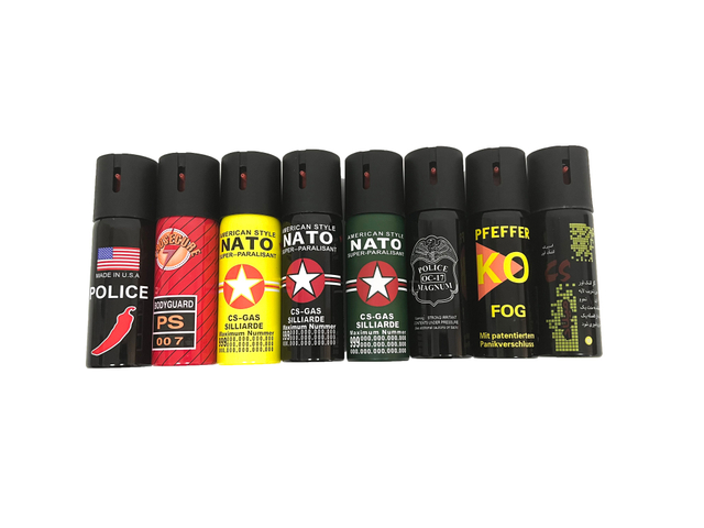 60ml 110ml l&aacute;hev Security Police Oc CS Pepperov&yacute; sprej s vysokou pevnost&iacute; slzn&eacute;ho plynu