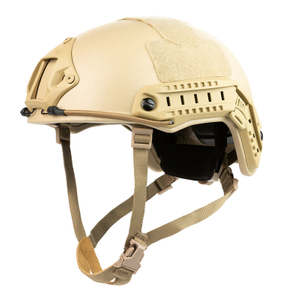 Khaki Nij IIIA.44 / 9 mm Casque balistique à fibre balistique à fibre de fibre et à fibre de polyéthylène rapide
