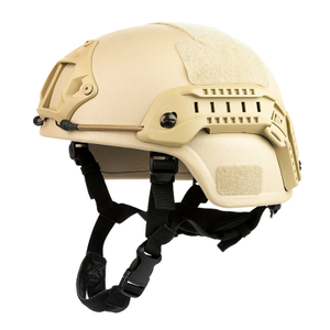 Khaki Nij IIIA.44/9 mich aramid/polietileno fibra de casco balístico