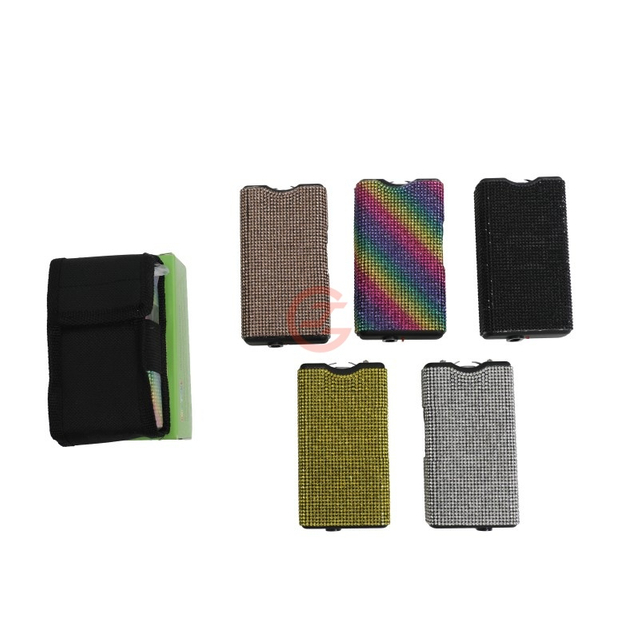 Tehlikeli Durumlarda G&uuml;venlik İ&ccedil;in Gizlenebilir Rhinestone 800 Savunma Sersemletici Silah