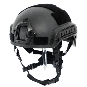 Casco táctico táctico negro anti roit