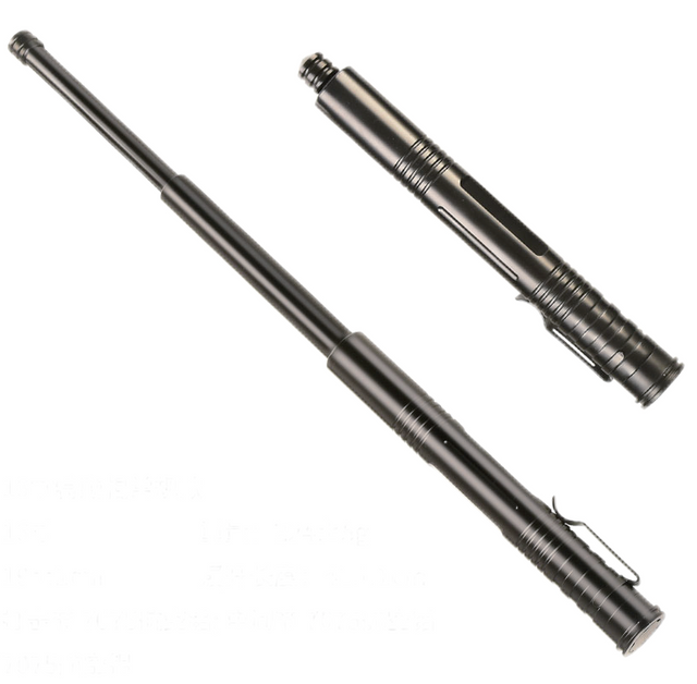 ອຸປະກອນຄວາມປອດໄພໂຮງຮຽນ 12/16/20 Inches Telescopic Baton 